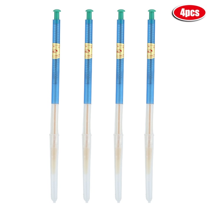 Set 4 unelte apicole HERUSI pentru transplant larve albine, plastic, flexibil