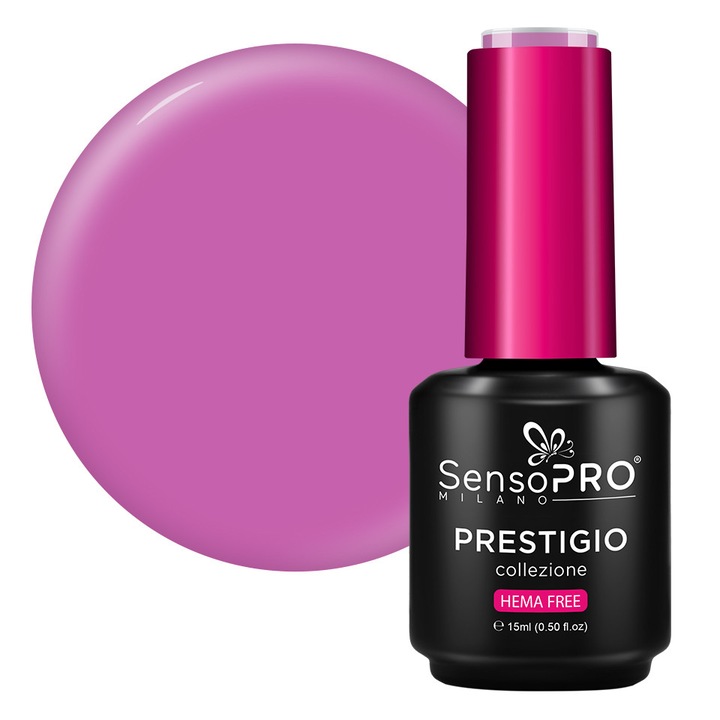 Oja Semipermanenta PRESTIGIO SensoPRO Milano - Dare 2 Pink 15ml
