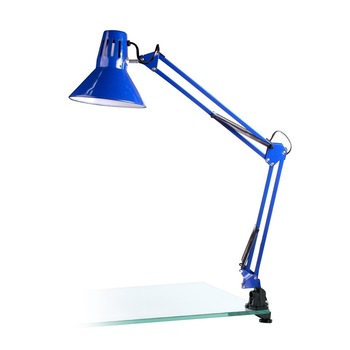 Lampa birou Erste, 1 x E27, max. 60W , culoare Bleu Lampa birou Erste, 1 x E27, max. 60W , culoare Bleu