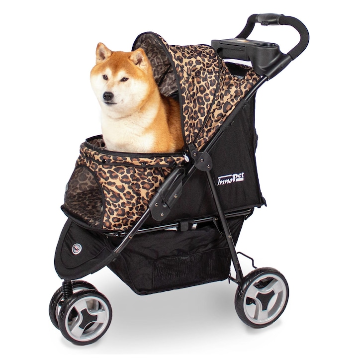 Количка за домашни любимци - Innopet - Buggy Allure Cheetah, Количка за кучета и котки