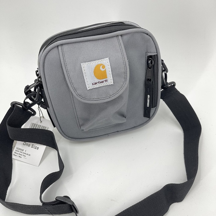 Válltáska, vízálló, 1.7L, szürke, 17x17x7cm