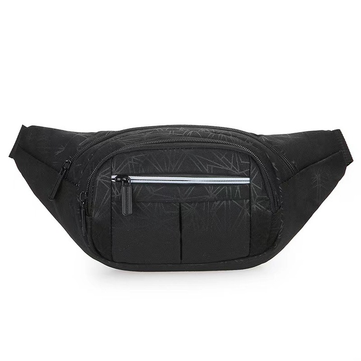 Övtáska, vízálló, nagy kapacitású, 36x6x15cm, fekete, 1 db-os készlet.