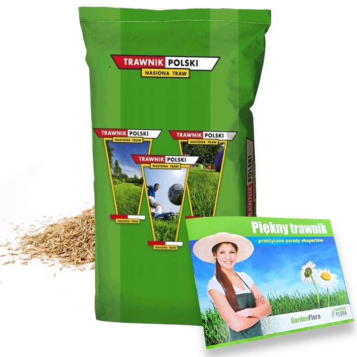 Prémium Pázsitmag, Trawnik Polski, Száraz Területekre, 15kg, 750nm