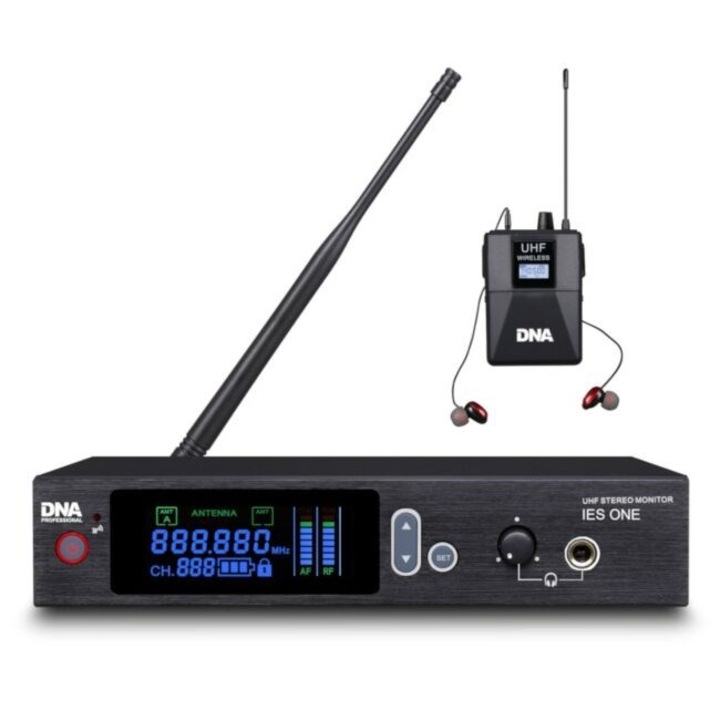 DNA IES ONE audio monitor, vezeték nélküli, fekete