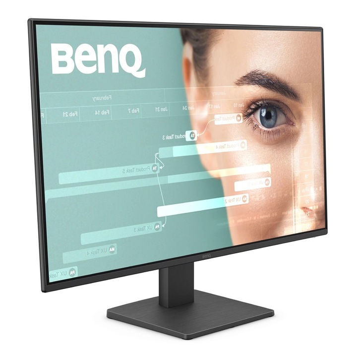 Monitor LED Benq 27", Full HD, 100Hz, negru, 615x182x451mm