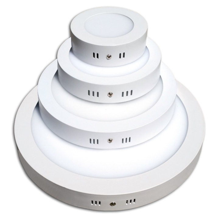 LED Мини Панел OPTONICA за външен монтаж кръг 18W,27000К топла светлина