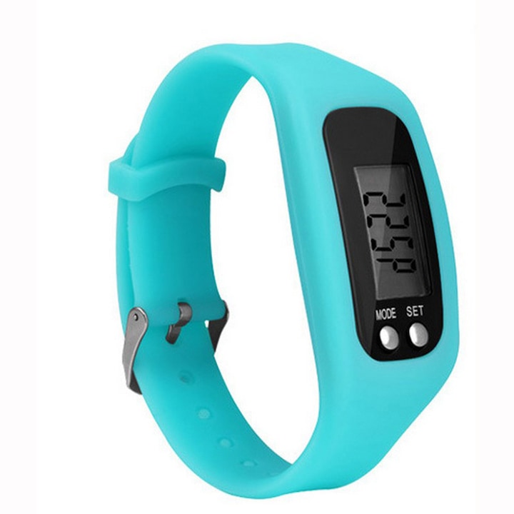 Bratara sport din silicon, negru si alb, S