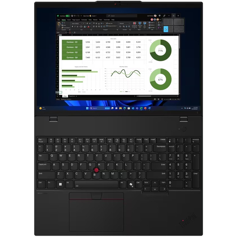 Laptop Lenovo 16'' ThinkPad L16 Gen 1, WUXGA IPS, Procesor Intel® Core™ Ultra 7 155U (12M Cache, up to 4.80 GHz), 48GB DDR5, 4TB SSD, Intel Graphics, no os, Black