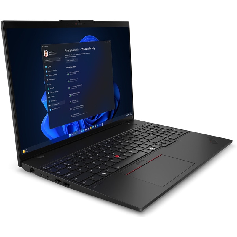 Laptop Lenovo 16'' ThinkPad L16 Gen 1, WUXGA IPS, Procesor Intel® Core™ Ultra 7 155U (12M Cache, up to 4.80 GHz), 48GB DDR5, 4TB SSD, Intel Graphics, no os, Black