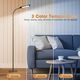 Lampa de podea cu LED, 14W, reglabila, protectie pentru ochi, economisire de energie, inaltime reglabila, luminozitate 1000 lumeni, negru