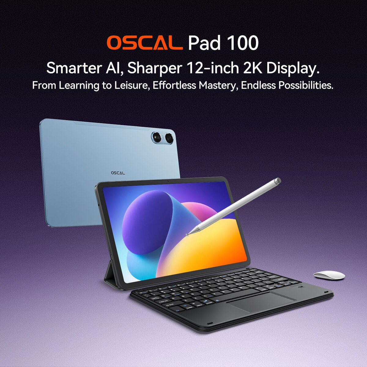 Tableta Blackview Oscal Pad100, Android 15, 36GB RAM 256GB ROM, 12