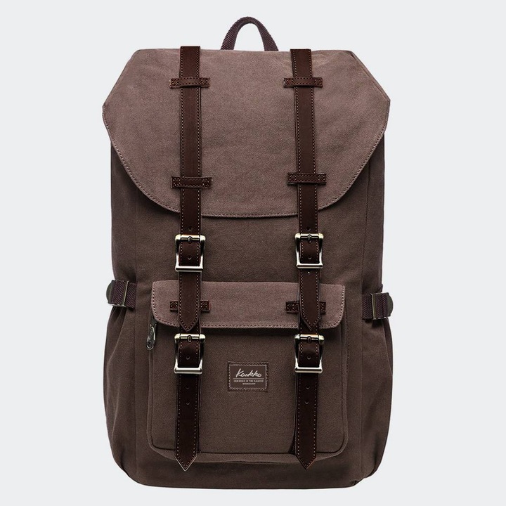 Rucsac Kaukko, 15.6", coffee, 50x32x14cm, 22.5L