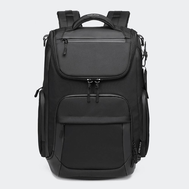 Rucsac Ozuko, 23.5L, negru, 30x17x46cm