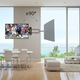 Suport TV de Perete, Pivotant, Brat Reglabil, Reglabil Vertical/Orizontal, 15”- 32” Universal LCD / LED, Max 13kg, Vesa 100x100 75x75 - Negru, Otel