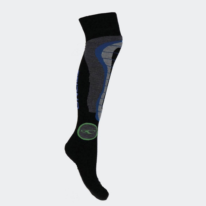 Sosete de ski, O'Neill, Unisex, Negru, Acril/Poliamida, Set 2 perechi