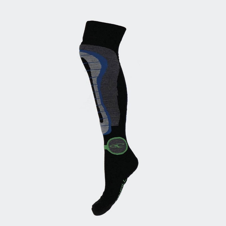 Sosete de ski, O'Neill, Unisex, Negru, Acril/Poliamida, Set 2 perechi