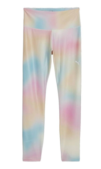 Colanti, Puma, TRAIN FAV HW 7/8 TIGHT AOP, Multicolor, Poliester/Elastan, XL INTL
