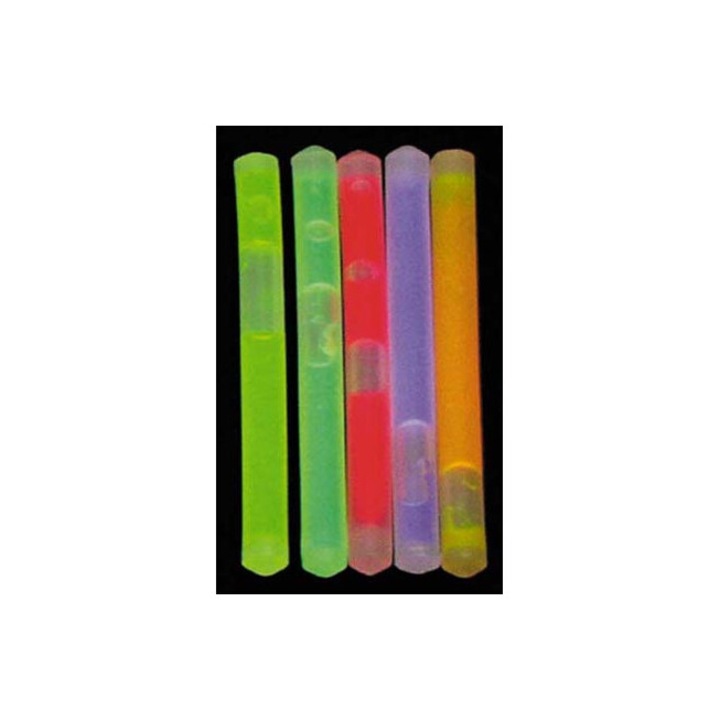 Betisoare chimice luminoase MFH, set 10 bucati, 5 culori, 50x6mm