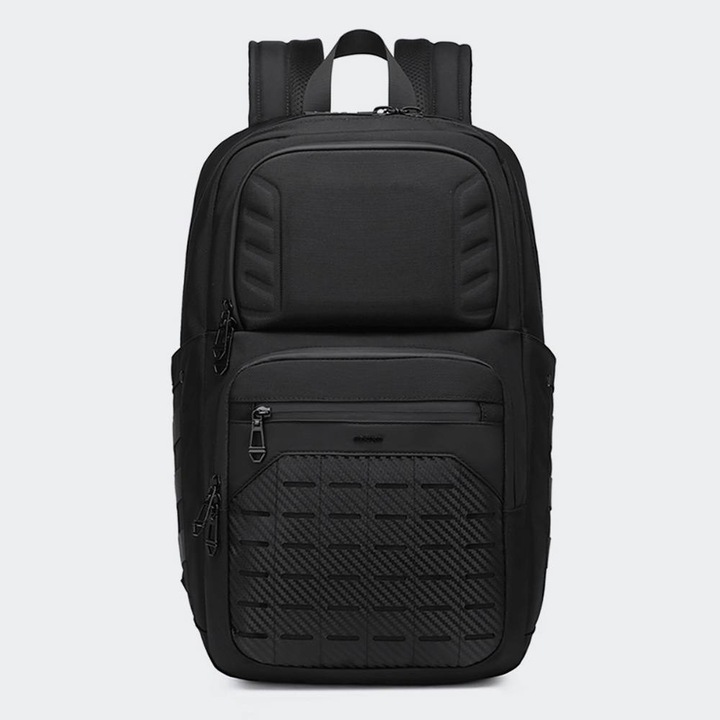 Rucsac Ozuko, 48x30x17cm, 25L, negru, cu suport pentru laptop de 15.6'' si compartiment pentru tableta