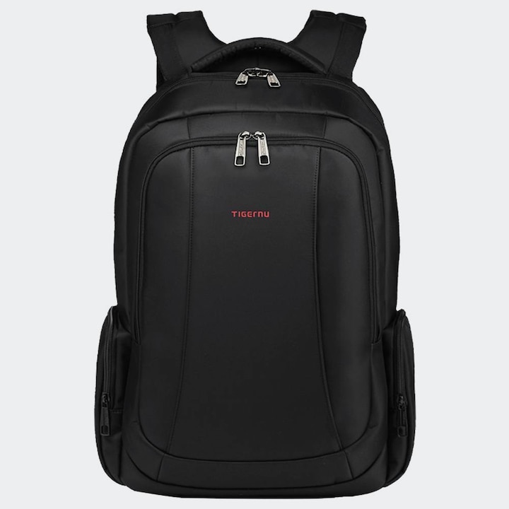 Rucsac Tigernu, impermeabil, 15.6", 25L, negru, cu multiple compartimente