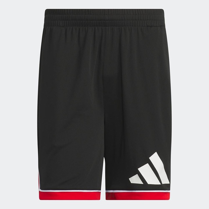 Pantaloni scurti sport pentru barbati adidas, negru, material poliester reciclat, croiala lejera