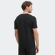 Tricou sport, BOSS, logo brodat, negru, bumbac cu spandex