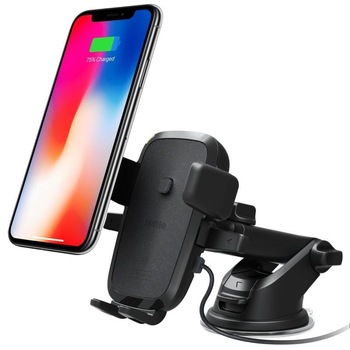 Suport auto iOttie Easy One Touch 4 Qi Wireless Fast Charging Negru Suport auto iOttie Easy One Touch 4 Qi Wireless Fast Charging Negru