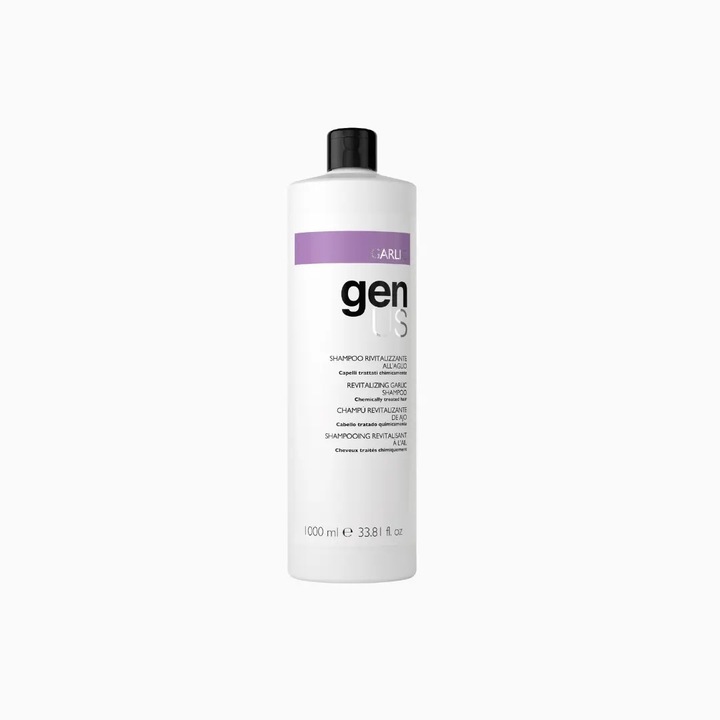 Balsam de par, GenUs Garlic, 1000 ml, unisex, pentru par cret, cu extract de usturoi si proteine de grau