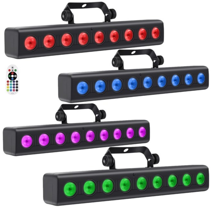 LIGHT4ME DECO BAR 8 RGBW világítórúd, 8 LED, többszínű, 96 cm