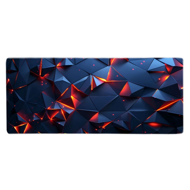 Mousepad profesional 3D, suprafata textila, baza cauciucata anti-alunecare, 600x300x2mm, dark coyote
