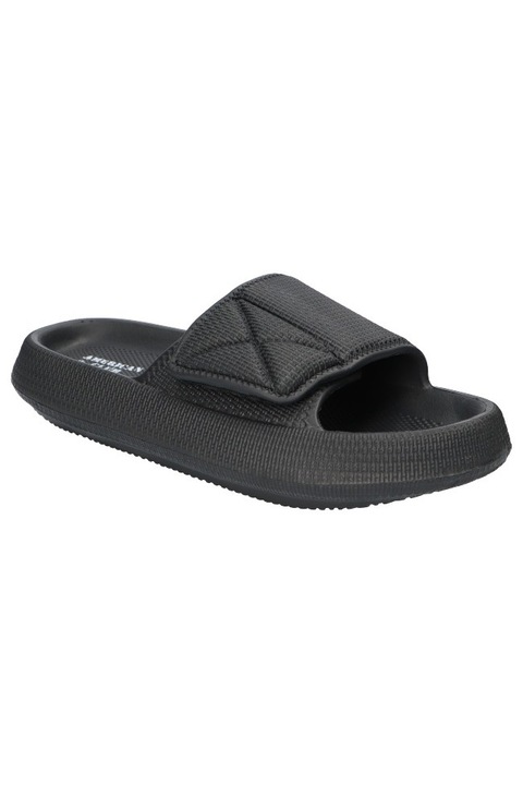 Мъжки джапанки American Club, Nh158, Лека EVA пяна, Велкро, Тъмносин, Черен