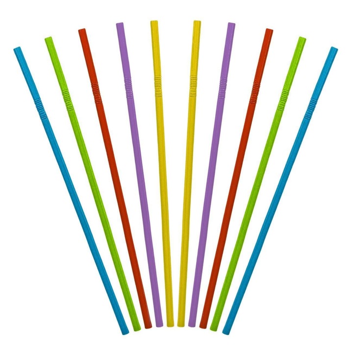 Paie Flexibile Multicolore din Hartie Ø7x230mm - 25buc