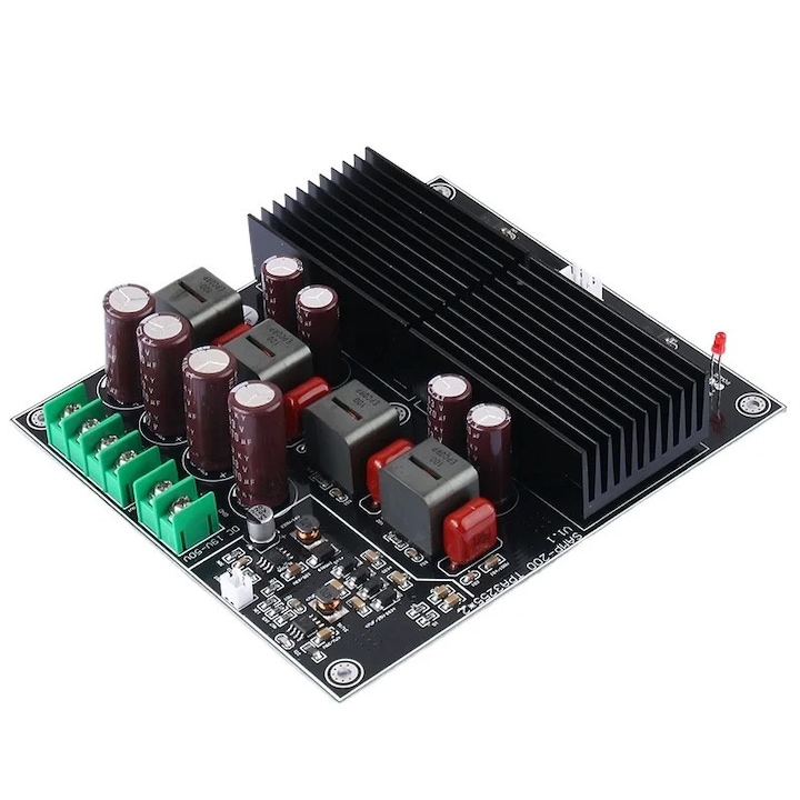 OEM 2x600W sztereó audioerősítő TPA3255 feszültséggel, DC 19-50V