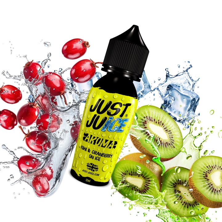 Aroma Concentrata Longfill Tigara Electronica Just Juice 12 ml - Kiwi & Cranberry Ice