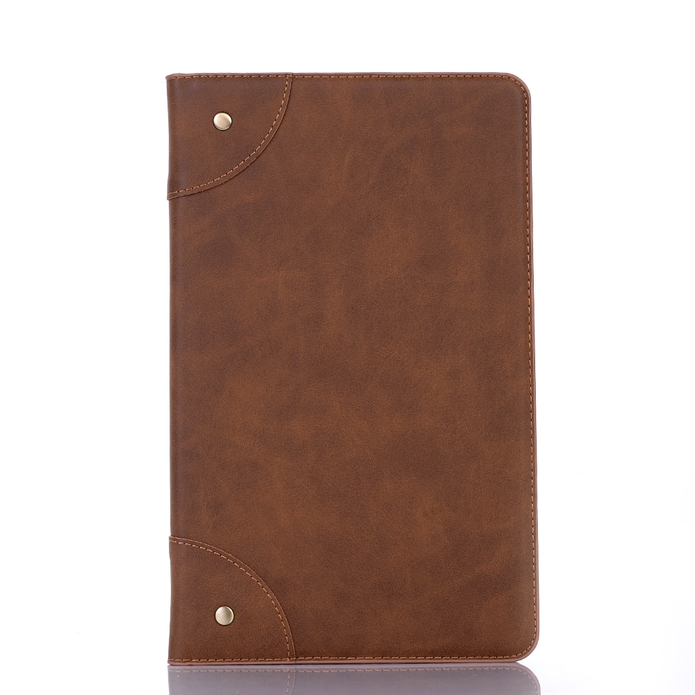 Husa tableta compatibila cu Samsung Galaxy Tab A 10.1, 2019 T510 / T515, piele flip orizontal retro, cu suport si sloturi pentru carduri si portofel, Mar