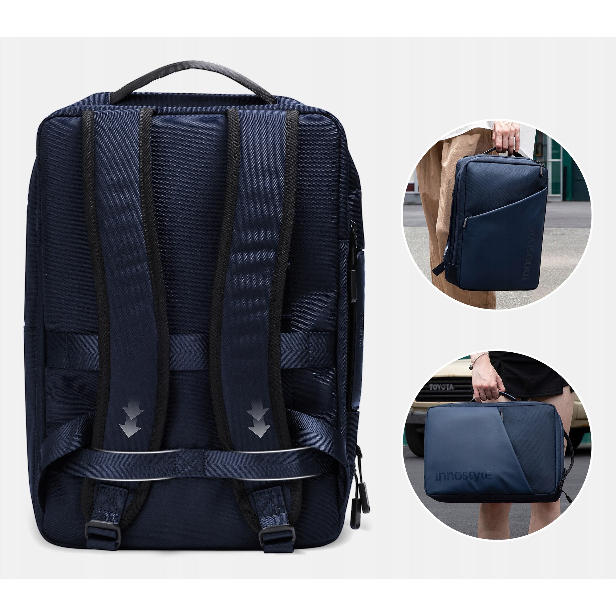 Rucsac laptop Innostyle DailyCommute, 15,6", waterproof, 14L, albastru