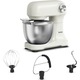 Robot de bucatarie Tefal Bake Easy QB140AF0, 500W, 12 trepte de viteza, bol 3.5L, functie Pulse, design compact, tel pentru oua, accesoriu mixat, carlig aluat, functie oprire automata, bej