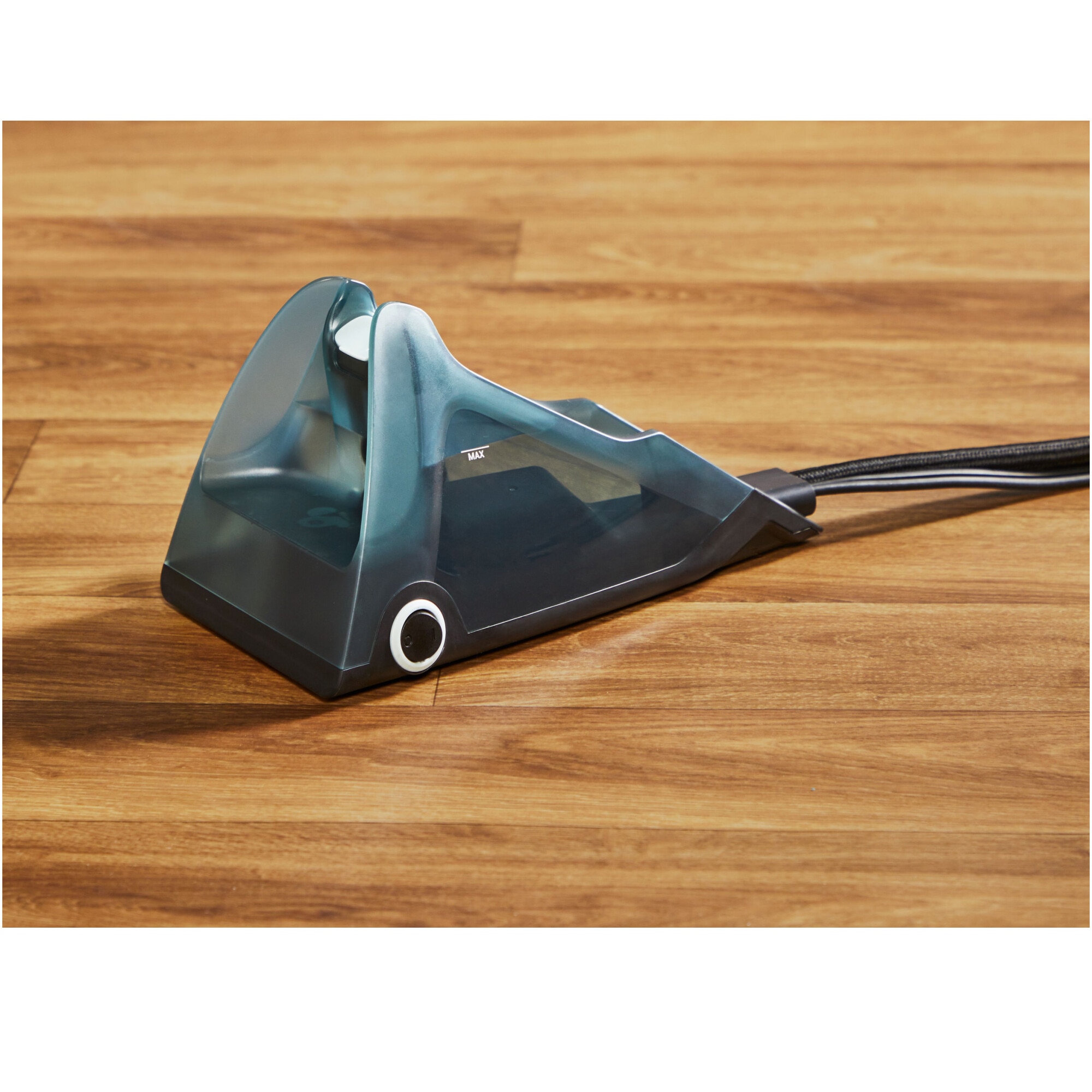 Aparat de calcat vertical cu abur 2 in 1 Tefal Duo Power JF4031E0, 1700W, jet abur 180 g/min, abur variabil 0 - 25 g/min, rezervor apa 400 ml, talpa ceramica, oprire automata, incalzire rapida in 30s, verde & negru