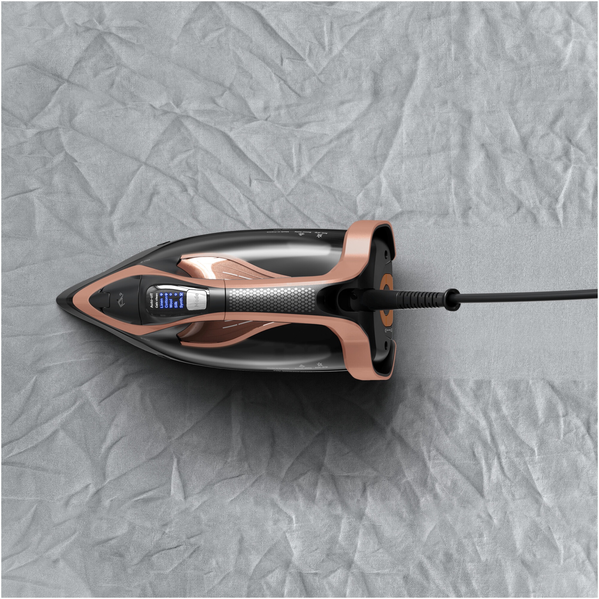 Fier de calcat Tefal Ultimate Power Pro, 3200W, abur constant 85g/min, abur suplimentar 300g/min, capacitate rezervor 350ml