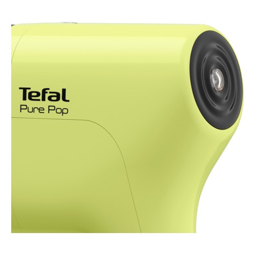 Aparat de calcat vertical cu abur Tefal Pure Pop DT2025E1, 1300W, abur variabil pana la 20g/min, recipient apa 70 ml, incalzire rapida 15 secunde, autonomie 4 min, galben