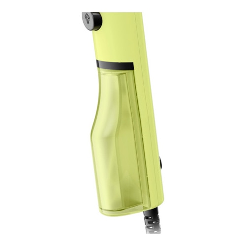 Aparat de calcat vertical cu abur Tefal Pure Pop DT2025E1, 1300W, abur variabil pana la 20g/min, recipient apa 70 ml, incalzire rapida 15 secunde, autonomie 4 min, galben