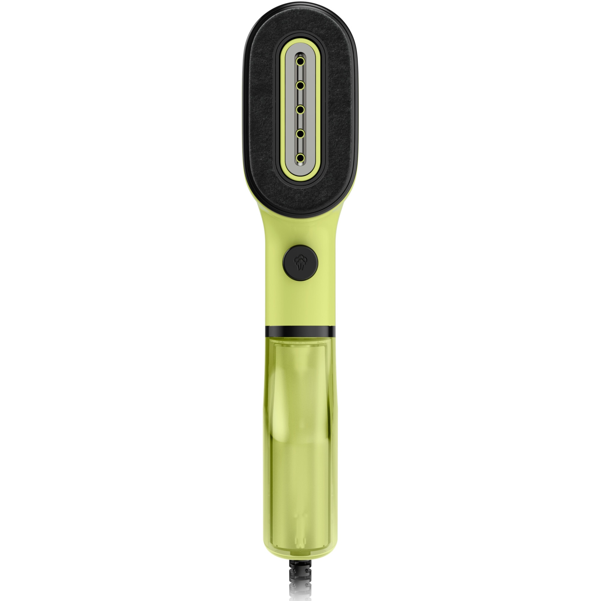 Aparat de calcat vertical cu abur Tefal Pure Pop DT2025E1, 1300W, abur variabil pana la 20g/min, recipient apa 70 ml, incalzire rapida 15 secunde, autonomie 4 min, galben