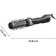 Въртяща се четка с горещ въздух Rowenta Brush Activ UB9534F0, 1000W, 2 степени на скорост/температура, 2 въртящи се четки 40/50мм, 1 четка 30 мм, 1 четка тип гребло, Включен калъф, Функция студен въздух, Йонизатор, Керамично покритие, Черен/Сребрист