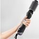 Въртяща се четка с горещ въздух Rowenta Brush Activ UB9534F0, 1000W, 2 степени на скорост/температура, 2 въртящи се четки 40/50мм, 1 четка 30 мм, 1 четка тип гребло, Включен калъф, Функция студен въздух, Йонизатор, Керамично покритие, Черен/Сребрист