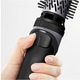 Въртяща се четка с горещ въздух Rowenta Brush Activ UB9534F0, 1000W, 2 степени на скорост/температура, 2 въртящи се четки 40/50мм, 1 четка 30 мм, 1 четка тип гребло, Включен калъф, Функция студен въздух, Йонизатор, Керамично покритие, Черен/Сребрист