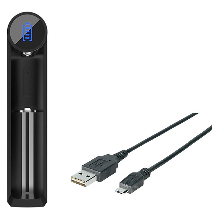 Incarcator EFEST Slim K1 pentru 1 acumulator Li-Ion