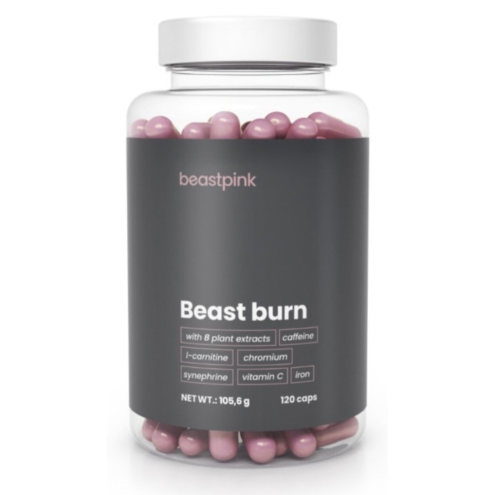 Arzator de grasimi functional 120 capsule, Beastpink Beast Burn