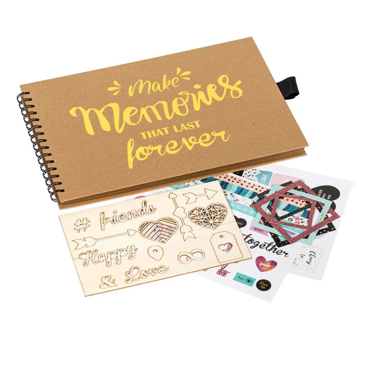 Album Scrapbooking Foil Auriu Make Memories 31.5x21cm