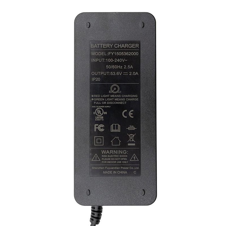 Incarcator premium 48V (iesire 53.6V) 2A pentru MI4 ULTRA, MI4 PRO (GEN 2), MI 5 PRO