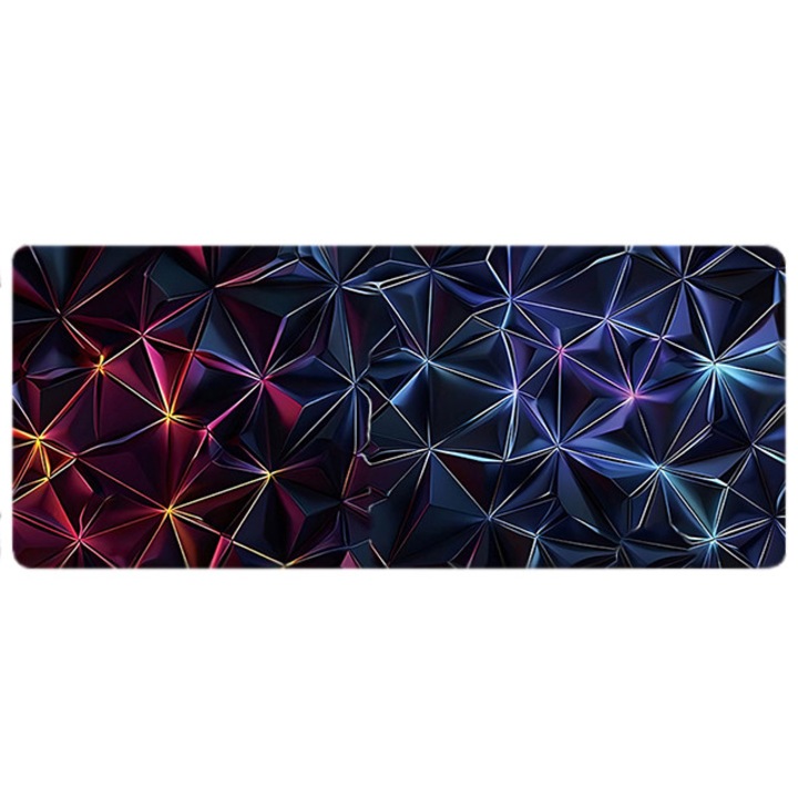 Mousepad profesional 3D, suprafata textila, baza cauciucata anti-alunecare, 600x300x2mm, dark indigo